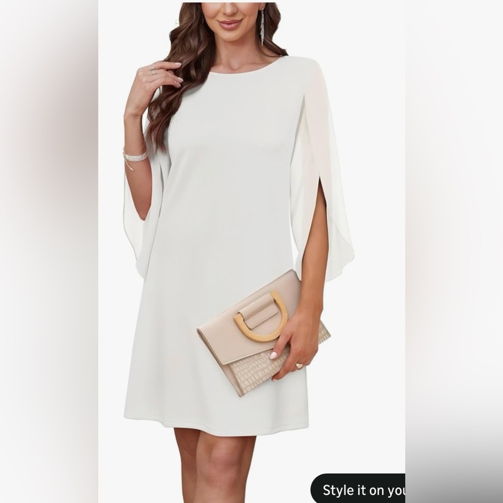 NWT Rumia Elegant White Dress